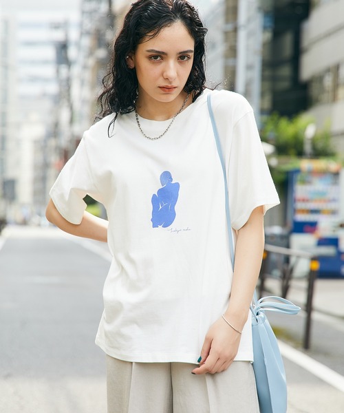 STUDIOUS（ステュディオス）の「【STUDIOUS】フェイクレザー巾着バッグ（ショルダーバッグ・レディース・ブラック/ベージュ/サックスブルー・FREE）」の22枚目の写真