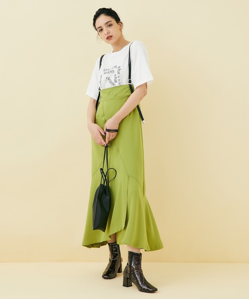 STUDIOUS（ステュディオス）の「【STUDIOUS】フェイクレザー巾着バッグ（ショルダーバッグ・レディース・ブラック/ベージュ/サックスブルー・FREE）」の18枚目の写真