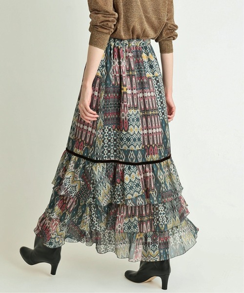 IENA LA BOUCLE バンダナプリントロングスカート　イエナ　ラブークル IENA LA BOUCLE（イエナラブークル）の「IENA LA BOUCLE