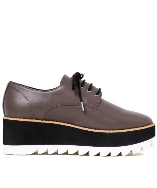 REZOY(リゾイ)の「【REZOY】シャークソールレースアップシューズ(パンプス・レディース・ブラック/グレー系その他・M/L)」の4枚目の写真