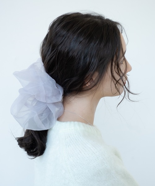 Flowriri ビッグシアーシュシュ シュシュ Flowriri フロウリリ のファッション シュシュ セール