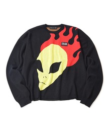 FULL-BK | YOUTH OF PARIS × FULL-BK ALIEN KNIT(ニット/セーター)