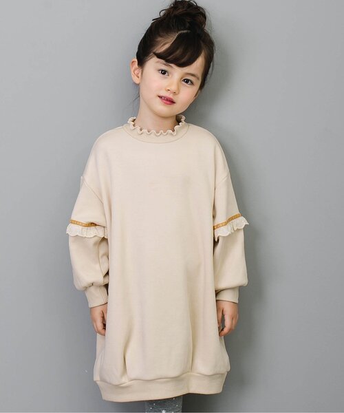 セール 袖レース裏シャギーワンピース 吸汗速乾 ワンピース Apres Les Cours アプレレクール のファッション通販 Zozotown