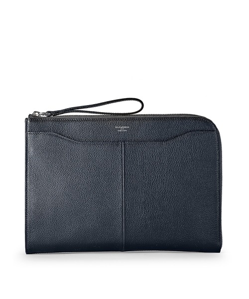 PELLE MORBIDA(ペッレモルビダ)の「Colore(コローレ)シンプルクラッチバッグ(クラッチバッグ・メンズ・ネイビー/ブルー/チャコールグレー/ブラック/オレンジ/グレイッシュベージュ・FREE)」の5枚目の写真