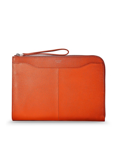 PELLE MORBIDA(ペッレモルビダ)の「Colore(コローレ)シンプルクラッチバッグ(クラッチバッグ・メンズ・ネイビー/ブルー/チャコールグレー/ブラック/オレンジ/グレイッシュベージュ・FREE)」の1枚目の写真
