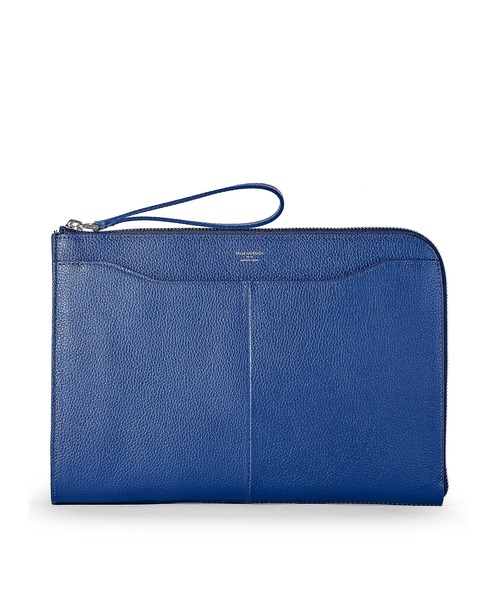 PELLE MORBIDA(ペッレモルビダ)の「Colore(コローレ)シンプルクラッチバッグ(クラッチバッグ・メンズ・ネイビー/ブルー/チャコールグレー/ブラック/オレンジ/グレイッシュベージュ・FREE)」の6枚目の写真