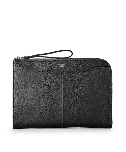 PELLE MORBIDA(ペッレモルビダ)の「Colore(コローレ)シンプルクラッチバッグ(クラッチバッグ・メンズ・ネイビー/ブルー/チャコールグレー/ブラック/オレンジ/グレイッシュベージュ・FREE)」の2枚目の写真