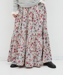 Libra Cue | 【2021/SS 先行予約】ビンテージライクフラワープリントスカート(スカート)