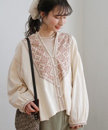 Crisp | ヴィンテージ刺繍ブラウス(シャツ/ブラウス)