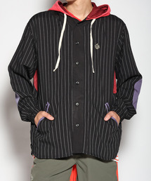 ALDIES | Hood Baseball Shirts / フードベースボールシャツ(シャツ/ブラウス)