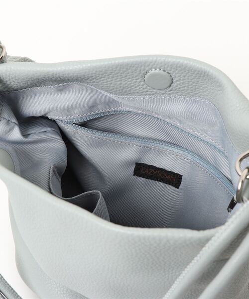 LAZY SUSAN(レイジースーザン)の「ショルダーバッグ サークルミニ(ショルダーバッグ・レディース・グレー/ブルー・FREE)」の5枚目の写真