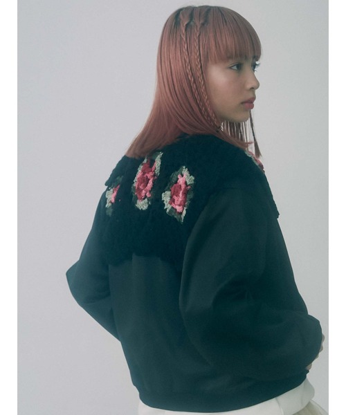 Jenny Faxサテンブルゾン Jenny Faxサテンブルゾン