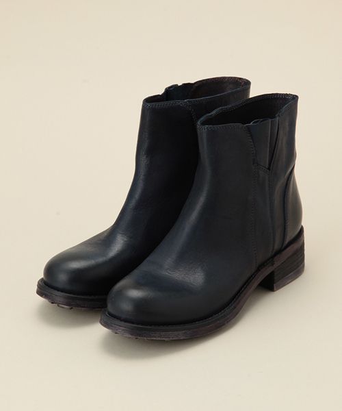 ROSE BUD(ローズバッド)の「(FABBRICA MORICHETTI)86404 DIP DYDED SHORT BOOTS(ブーツ・レディース・ブルー系その他/ブラウン系その他・37/38/39/36)」の2枚目の写真