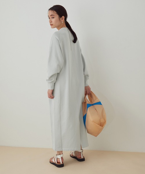 シェリエ　スウェット　バックジップ　ワンピース セール】【一部店舗限定】グロススウェットバックジップ