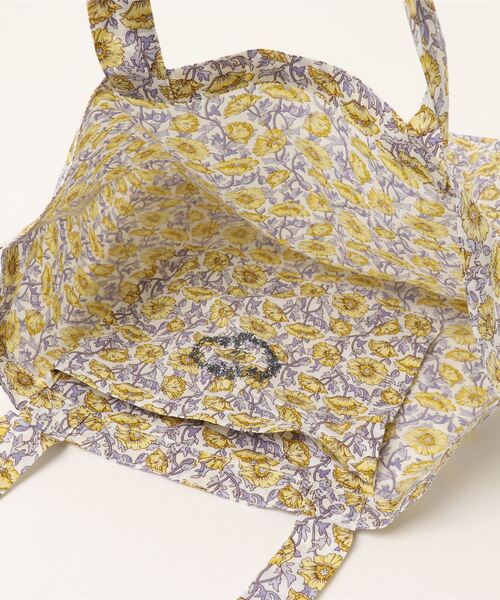 Te chichi(テチチ)の「リバティA4トートバック(トートバッグ・レディース・パープル/イエロー・フリ-)」の5枚目の写真