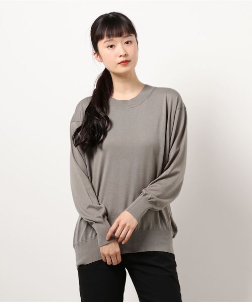 IENA（イエナ）の「コットンレーヨンルーズプルオーバー
