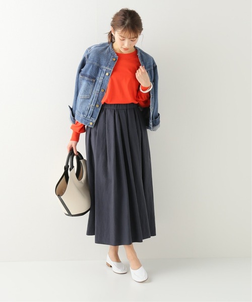IENA（イエナ）の「コットンレーヨンルーズプルオーバー