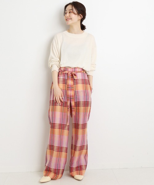 ☆美品◆イエナ◆ コットンレーヨンルーズプルオーバー IENA（イエナ）の「コットンレーヨンルーズプルオーバー