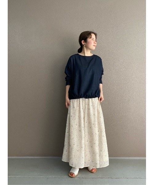 BEARDSLEY（ビアズリー）の「スモールフラワープリントパンツ（その他パンツ・レディース・アイボリー・FREE）」の18枚目の写真