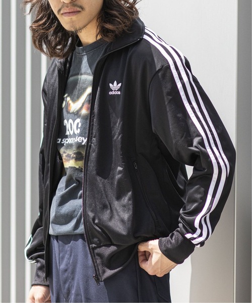 adidas(アディダス)の「【ADIDAS / アディダス】 FIREBIRD TRACK ジャケット(ブルゾン・メンズ・ブラック/ブルー・MEDIUM/LARGE)」の2枚目の写真