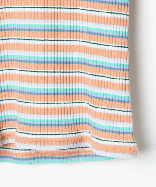 DuKKah（デュカ）の「Dukkah/【低身長向け】マルチボーダーバックオープンT（Tシャツ/カットソー・レディース・オレンジ系その他/ホワイト系その他・X-SMALL）」の17枚目の写真