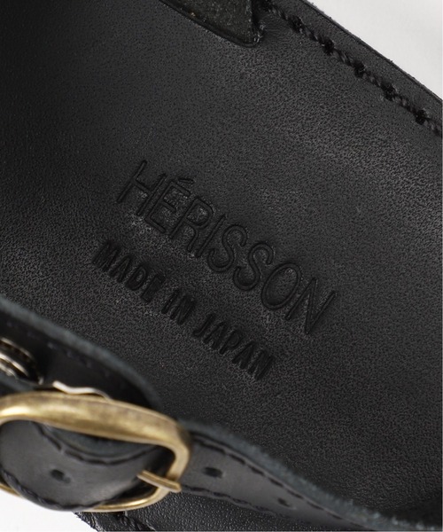 HERISSON（エリソン）の「◆【HERISSON / エリソン】バックストラップレザーサンダル（サンダル・メンズ・ブラック/ベージュ・26cm/27cm/28cm）」の4枚目の写真