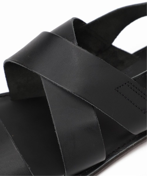 HERISSON（エリソン）の「◆【HERISSON / エリソン】バックストラップレザーサンダル（サンダル・メンズ・ブラック/ベージュ・26cm/27cm/28cm）」の10枚目の写真