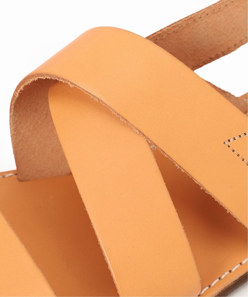 HERISSON（エリソン）の「◆【HERISSON / エリソン】バックストラップレザーサンダル（サンダル・メンズ・ブラック/ベージュ・26cm/27cm/28cm）」の21枚目の写真