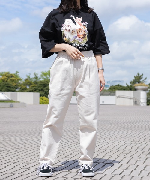 PairPair（ペアペア）の「シェフパンツ/フラッシャー付きセットアップ/(ユニセックス/リンクアイテム)（その他パンツ・メンズ・スミクロ/ベージュ/アイボリー・MEDIUM/LARGE/SMALL）」の7枚目の写真