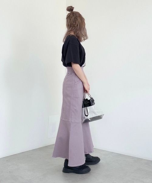 FREE'S MART(フリーズマート)の「【Sシリーズ対応】◇パネル切替マーメイドデニムスカート(デニムスカート・レディース・ホワイト系その他/ブルー/パープル/ブラウン・MEDIUM/SMALL)」の15枚目の写真