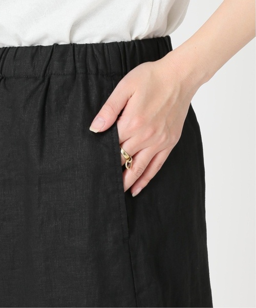 JOURNAL STANDARD（ジャーナルスタンダード）の「《追加》リネン タックキュロット◆5（その他パンツ・レディース・ブラック・36/38/34）」の14枚目の写真