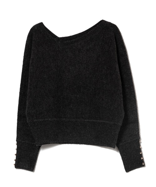 LAYMEE（レイミー）の「Bloom knit / ブルームニット（ニット/セーター・レディース・アイボリー/モカ/ワインレッド・FREE）」の4枚目の写真