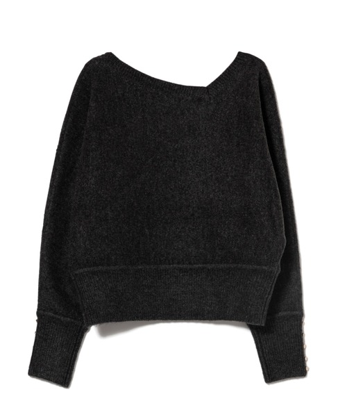 LAYMEE（レイミー）の「Bloom knit / ブルームニット（ニット/セーター・レディース・アイボリー/モカ/ワインレッド・FREE）」の7枚目の写真