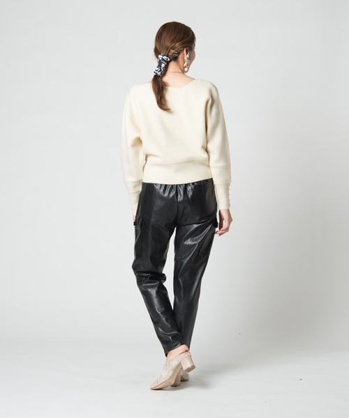 LAYMEE（レイミー）の「Bloom knit / ブルームニット（ニット/セーター・レディース・アイボリー/モカ/ワインレッド・FREE）」の14枚目の写真