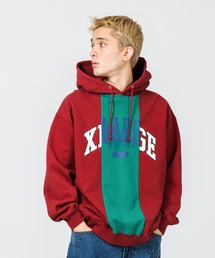 XLARGE | PATCHWORK PULLOVER HOODED SWEAT(パーカー)