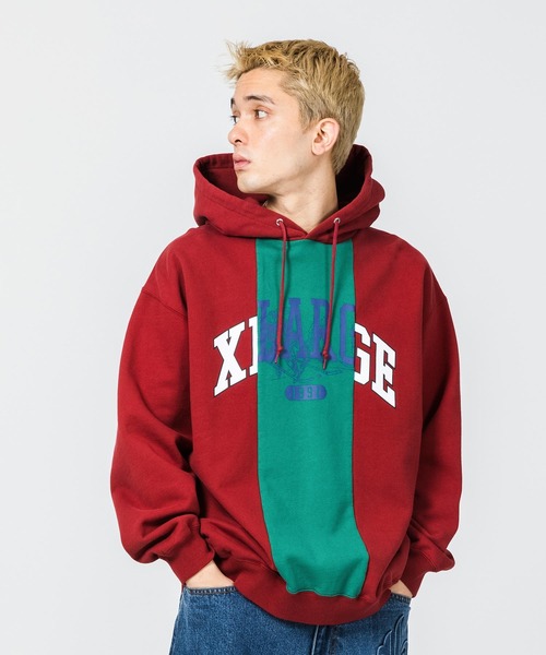 XLARGE（エクストララージ）の「PATCHWORK PULLOVER HOODED SWEAT