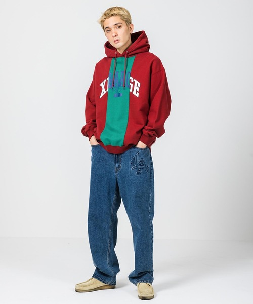 XLARGE（エクストララージ）の「PATCHWORK PULLOVER HOODED SWEAT