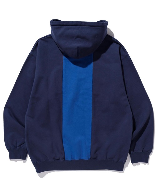 XLARGE（エクストララージ）の「PATCHWORK PULLOVER HOODED SWEAT（パーカー・メンズ・ブラック/ネイビー/バーガンディー・S/M/L/XL）」の17枚目の写真