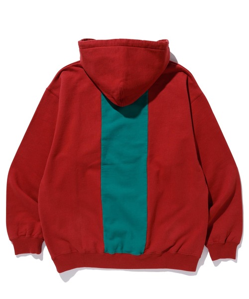 XLARGE（エクストララージ）の「PATCHWORK PULLOVER HOODED SWEAT（パーカー・メンズ・ブラック/ネイビー/バーガンディー・S/M/L/XL）」の18枚目の写真