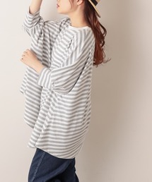 PUAL CE CIN | 【Du noir】ロゴ刺繍ボリューム袖プルオーバー(Tシャツ/カットソー)