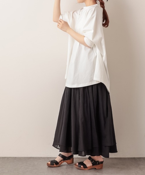 PUAL CE CIN（ピュアルセシン）の「【Du noir】ロゴ刺繍ボリューム袖プルオーバー（Tシャツ/カットソー・レディース・ホワイト/その他1/その他2・FREE）」の10枚目の写真