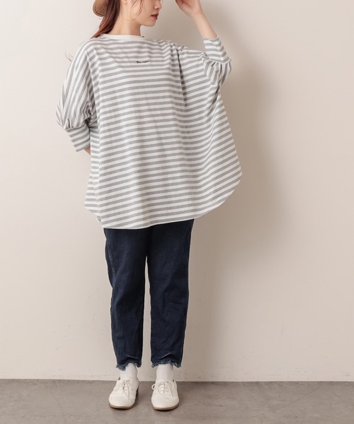 PUAL CE CIN（ピュアルセシン）の「【Du noir】ロゴ刺繍ボリューム袖プルオーバー（Tシャツ/カットソー・レディース・ホワイト/その他1/その他2・FREE）」の21枚目の写真