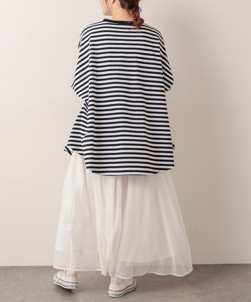 PUAL CE CIN（ピュアルセシン）の「【Du noir】ロゴ刺繍ボリューム袖プルオーバー（Tシャツ/カットソー・レディース・ホワイト/その他1/その他2・FREE）」の7枚目の写真