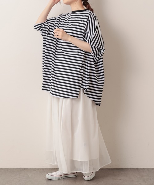 PUAL CE CIN（ピュアルセシン）の「【Du noir】ロゴ刺繍ボリューム袖プルオーバー（Tシャツ/カットソー・レディース・ホワイト/その他1/その他2・FREE）」の12枚目の写真