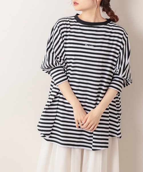 PUAL CE CIN（ピュアルセシン）の「【Du noir】ロゴ刺繍ボリューム袖プルオーバー（Tシャツ/カットソー・レディース・ホワイト/その他1/その他2・FREE）」の6枚目の写真