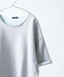 ITEMS URBANRESEARCH | 配色裏毛 クルーネック 半袖プルオーバー(Tシャツ/カットソー)