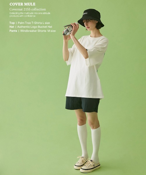 COVERNAT（カバーナット）の「【COVERNAT】COVER CANVAS MULE / カバーナット COVER キャンバス ミュール スニーカー スリッポン（スニーカー・レディース・ネイビー/グリーン/アイボリー・23/24/25/26）」の5枚目の写真