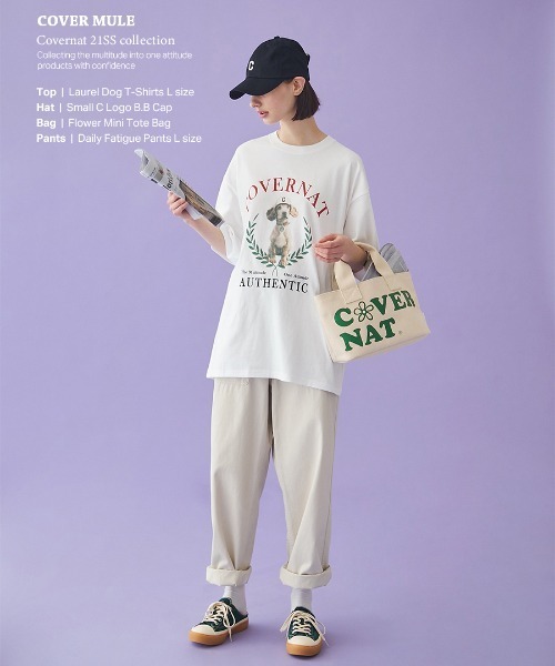 COVERNAT（カバーナット）の「【COVERNAT】COVER CANVAS MULE / カバーナット COVER キャンバス ミュール スニーカー スリッポン（スニーカー・レディース・ネイビー/グリーン/アイボリー・23/24/25/26）」の6枚目の写真