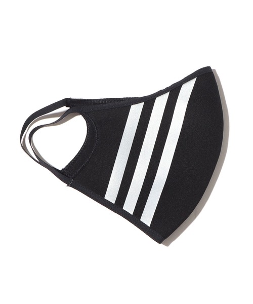 adidas（アディダス）の「adidas FACE CVR ORI 3ST REF / アディダス フェイス カバー オリジナルス 3 ストライプ リフレクター（マスク・メンズ・ブラック・O/2XO）」の8枚目の写真