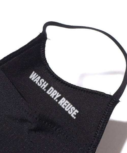 adidas（アディダス）の「adidas FACE CVR ORI 3ST REF / アディダス フェイス カバー オリジナルス 3 ストライプ リフレクター（マスク・メンズ・ブラック・O/2XO）」の4枚目の写真